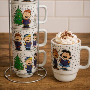 Peanuts Christmas Mug Set – Adorable Holiday Collectible!